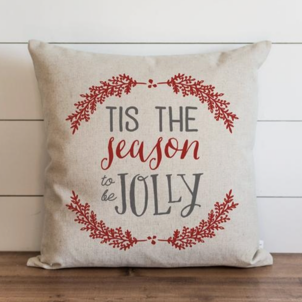 tis the season to be jolly cushion